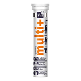 Multi+ witaminy i minerały suplement diety 20 tabletek musujących