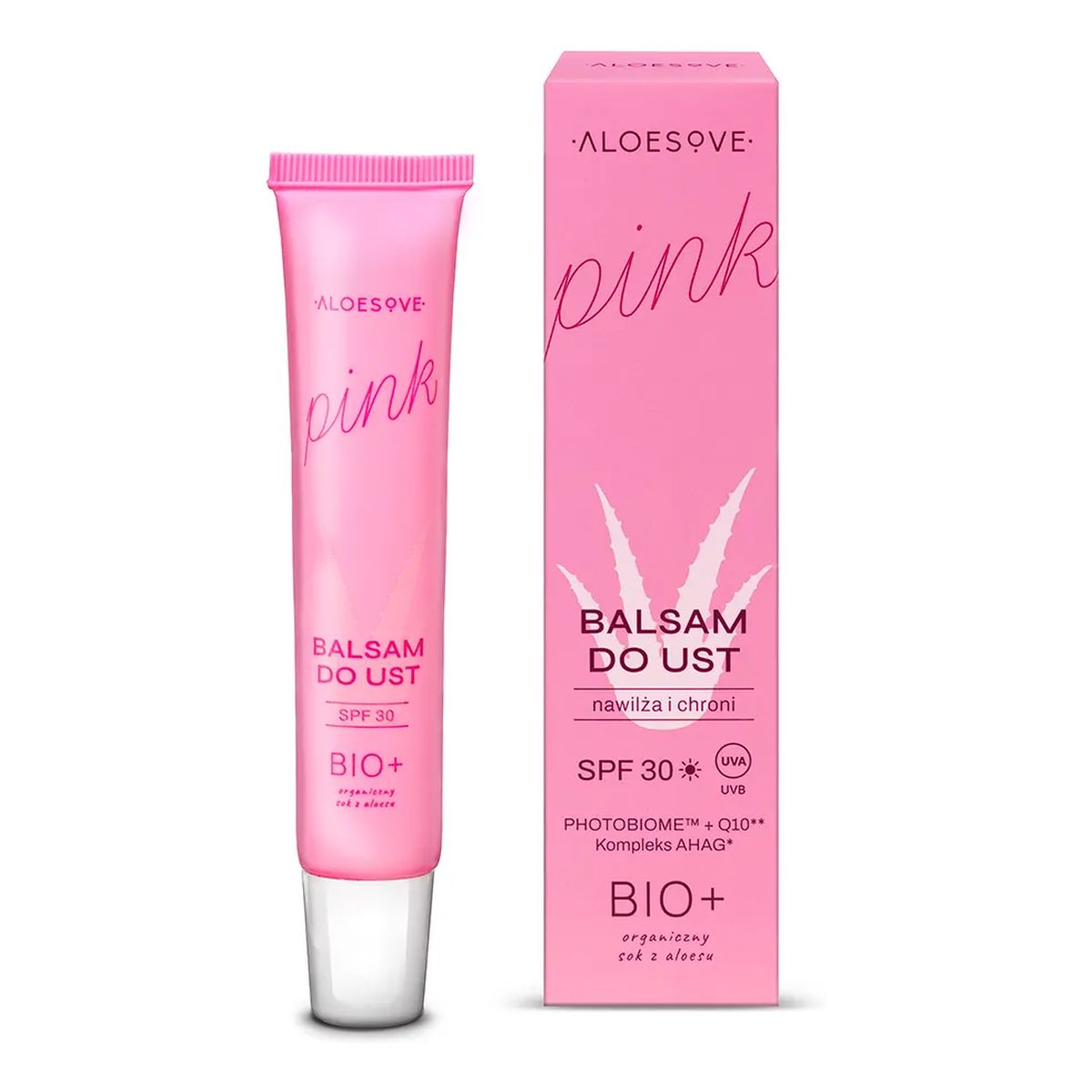 Aloesove Pink Ochronny balsam do ust SPF30 15ml