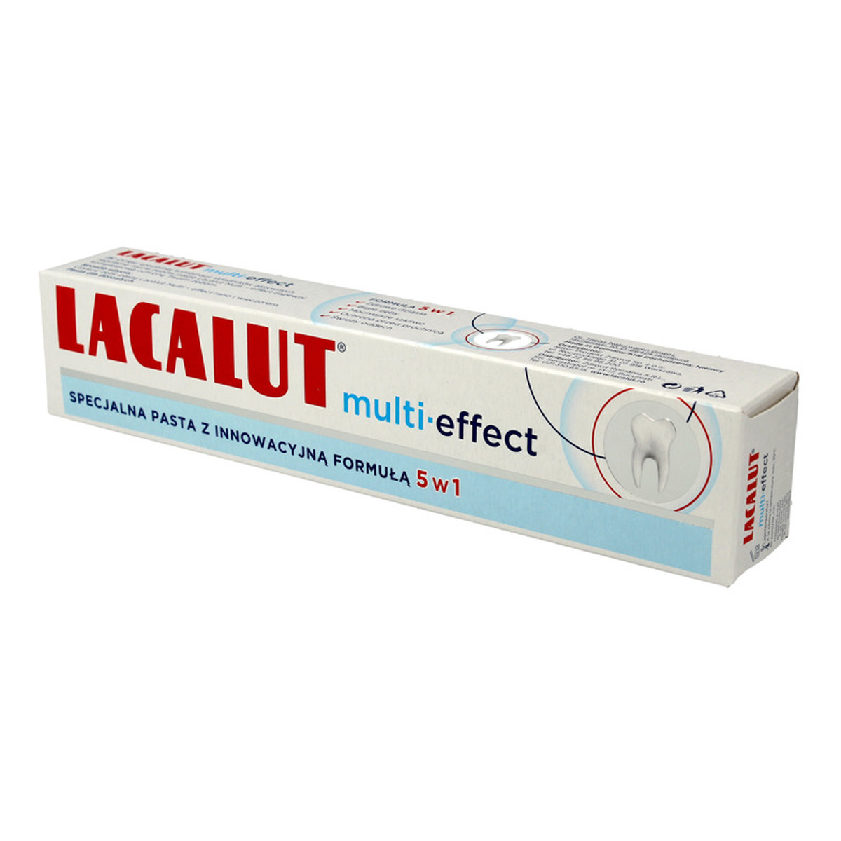 Lacalut MULTI EFFECT Pasta do zębów z formułą 5w1 75ml