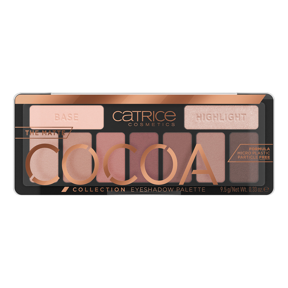 Catrice The Matte Cocoa Collection Eyeshadow Palette Paleta Cieni