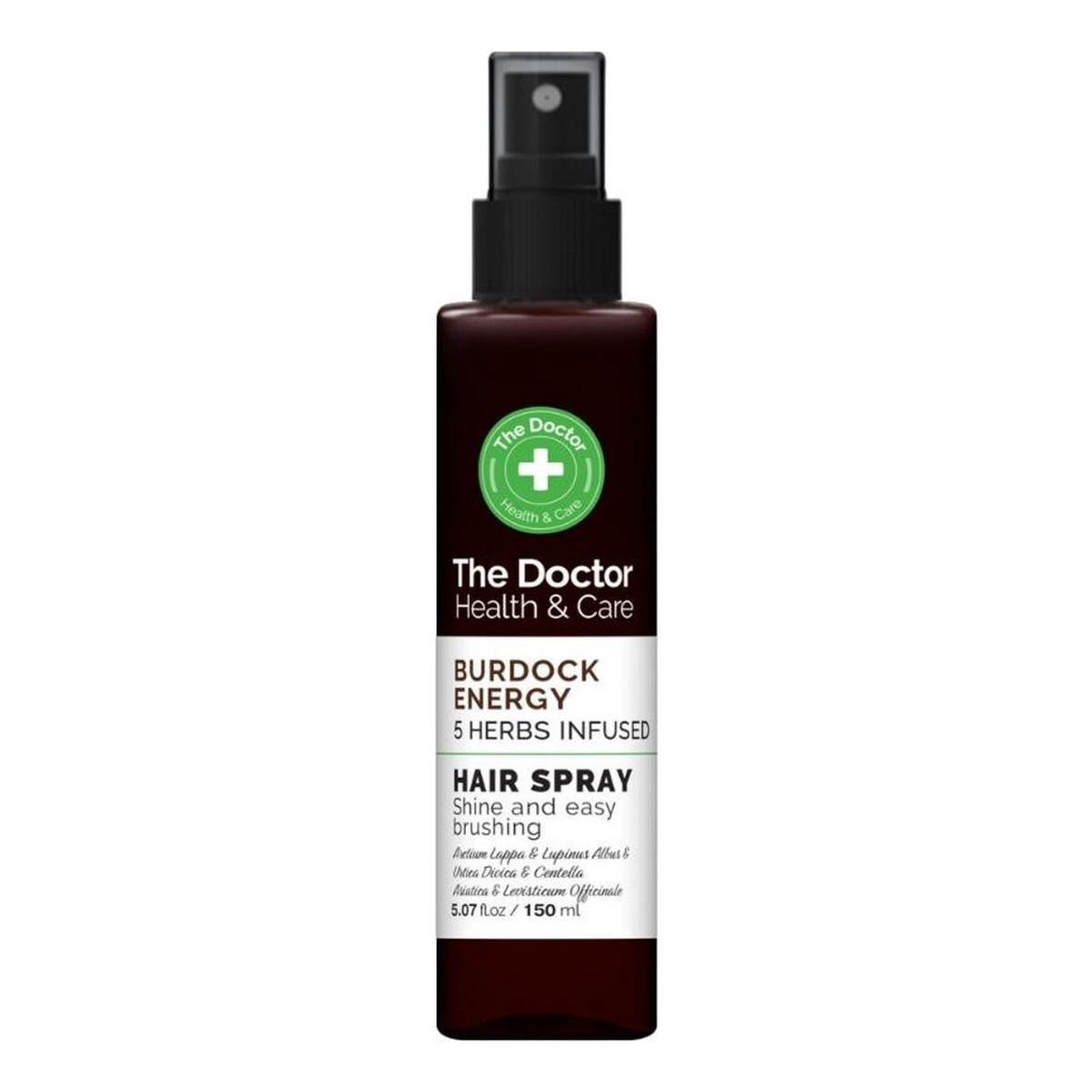The Doctor Health & Care Burdock Energy 5 Herbs Infused Hair Spray do włosów 150ml
