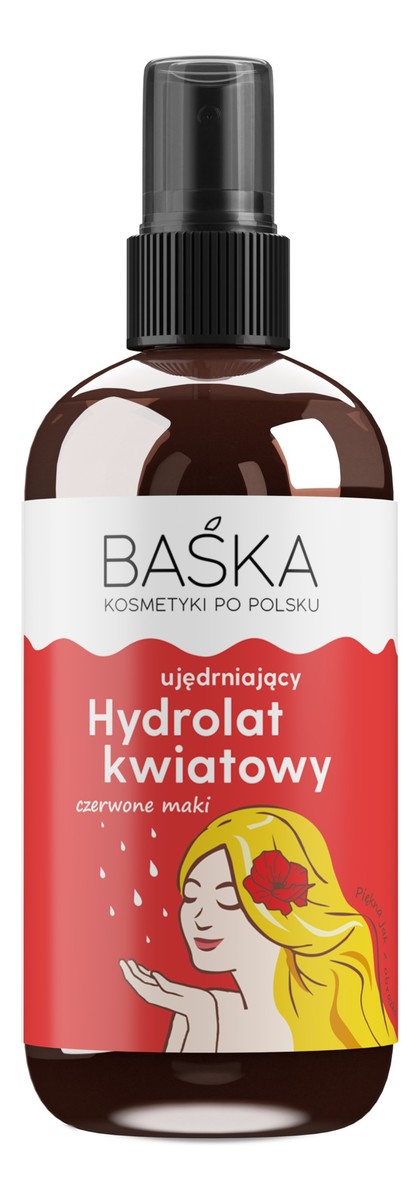 Hydrolat kwiatowy do twarzy ujędrniający Czerwone maki