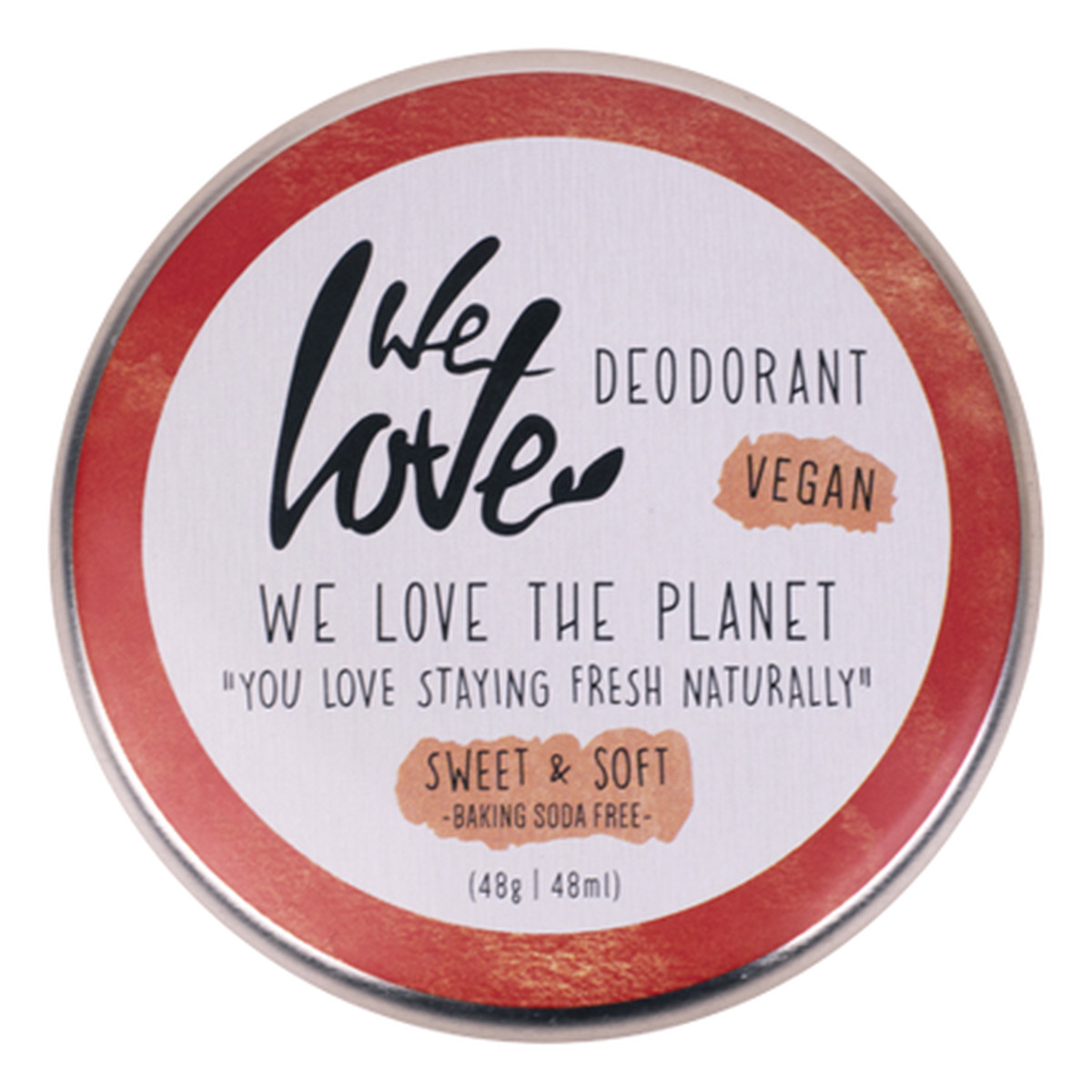 We Love The Planet Naturalny dezodorant w kremie Sweet & Soft 48g