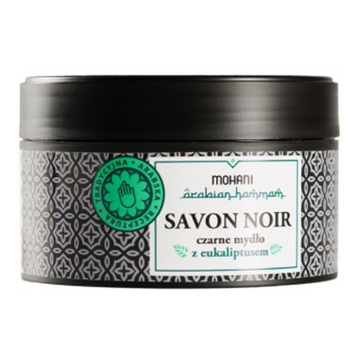 Mohani Savon Noir Czarne Mydło Z Eukaliptusem 200g