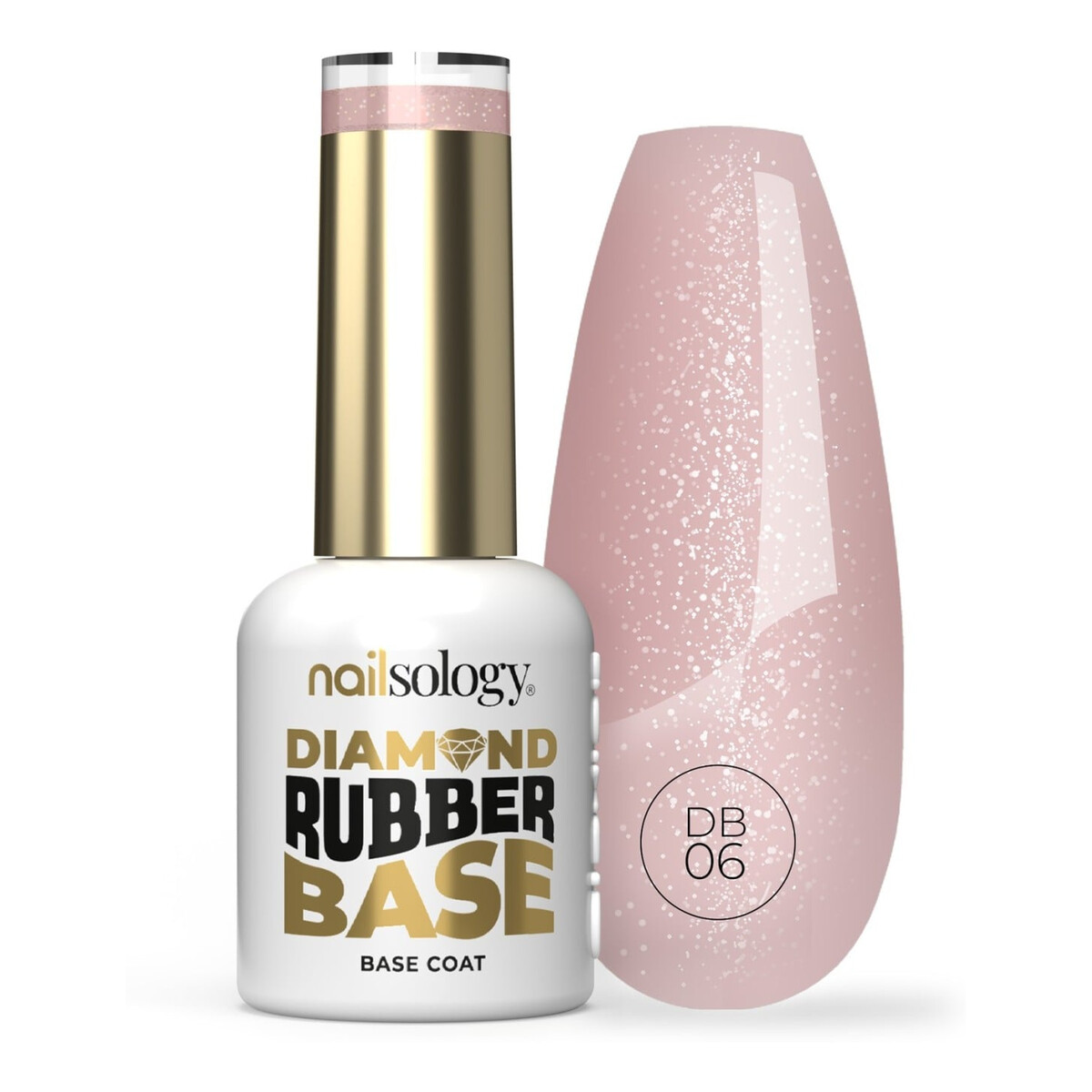 Clavier Diamond Rubber Nailsology Base hybrydowa baza kauczukowa 8ml
