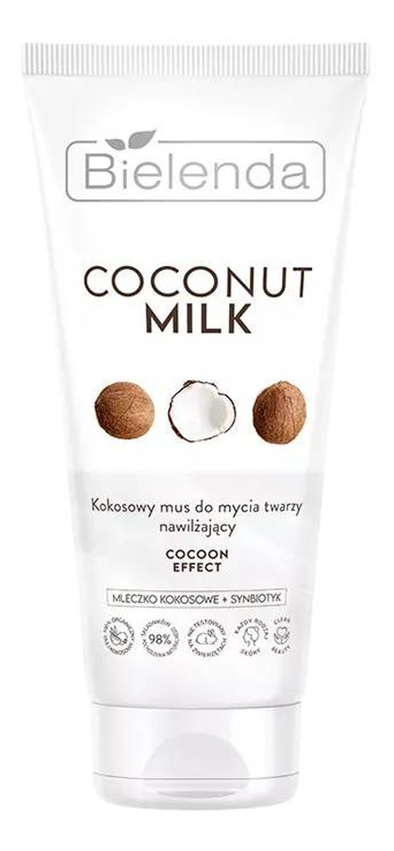 Kokosowy mus do mycia twarzy