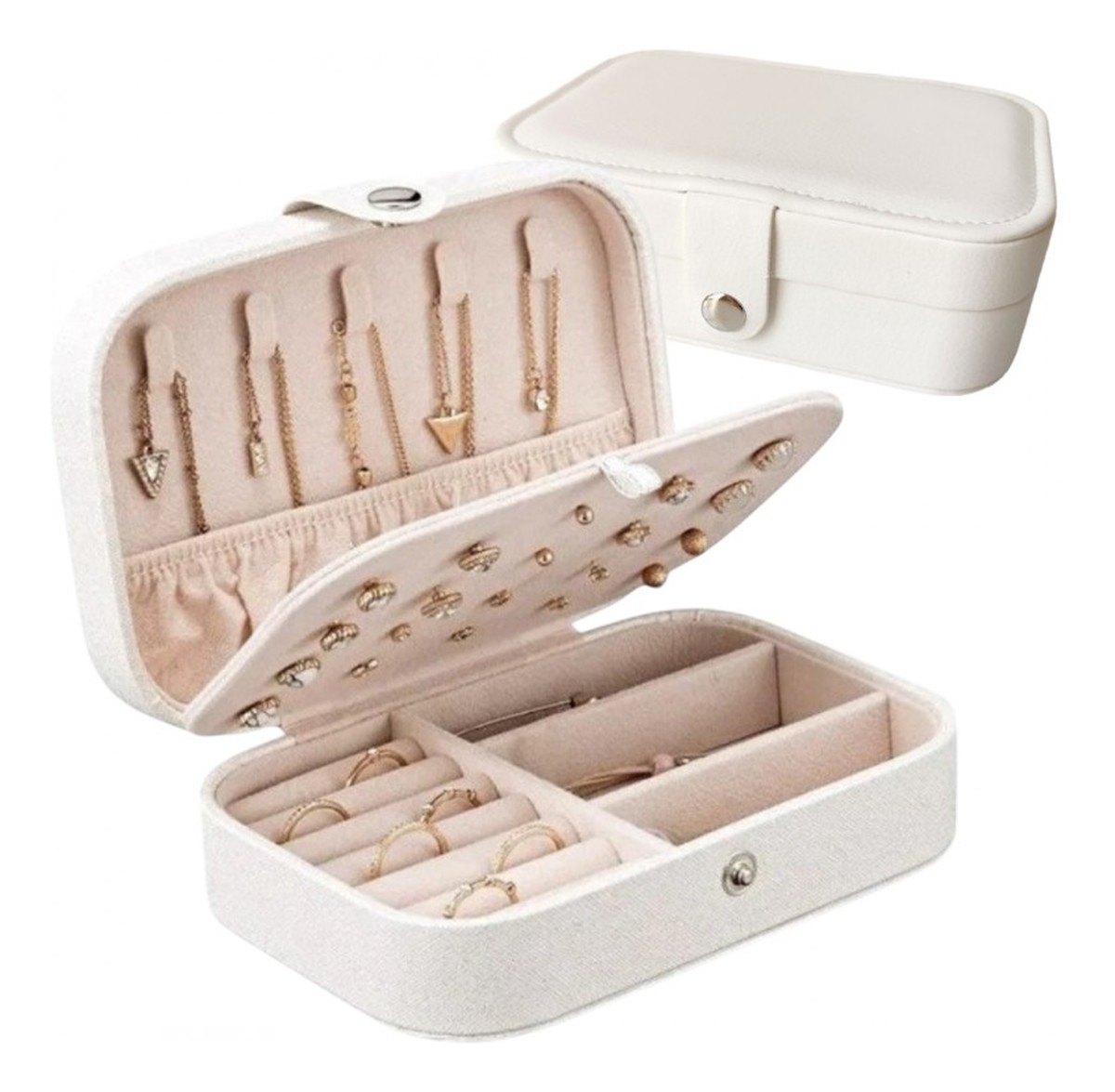 Szkatułka na biżuterię biała