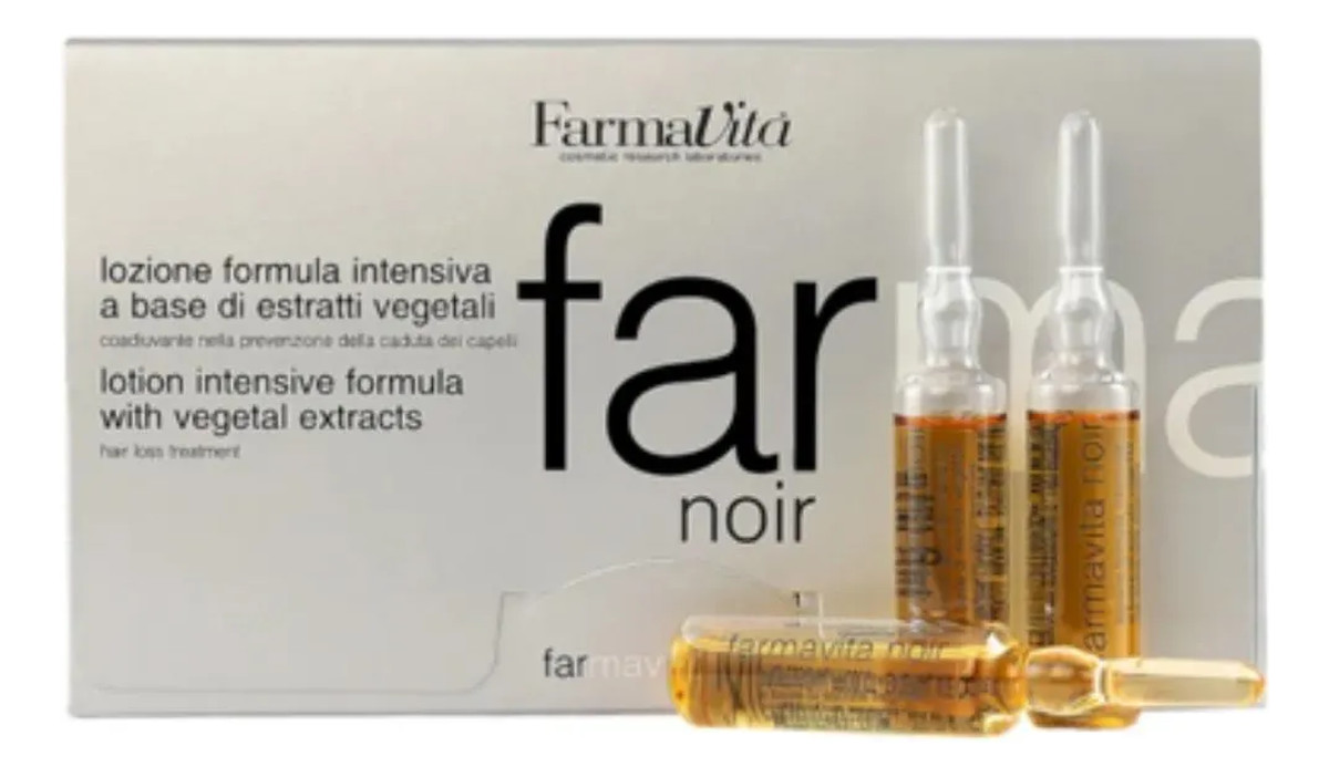 Far Noir Lotion kuracja do włosów wypadających i z łupieżem 12x8ml