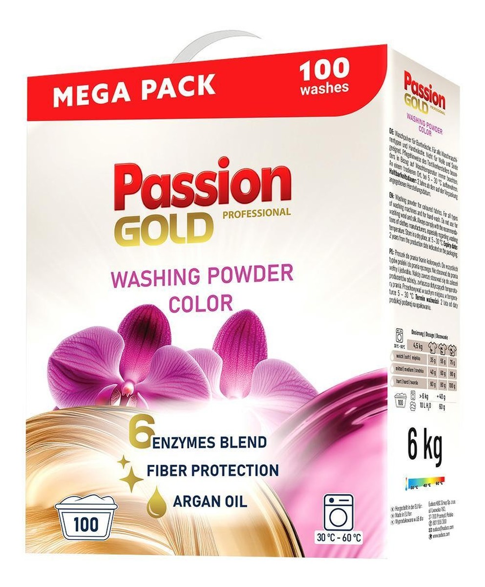 Proszek do prania kolor 100 prań 6 kg