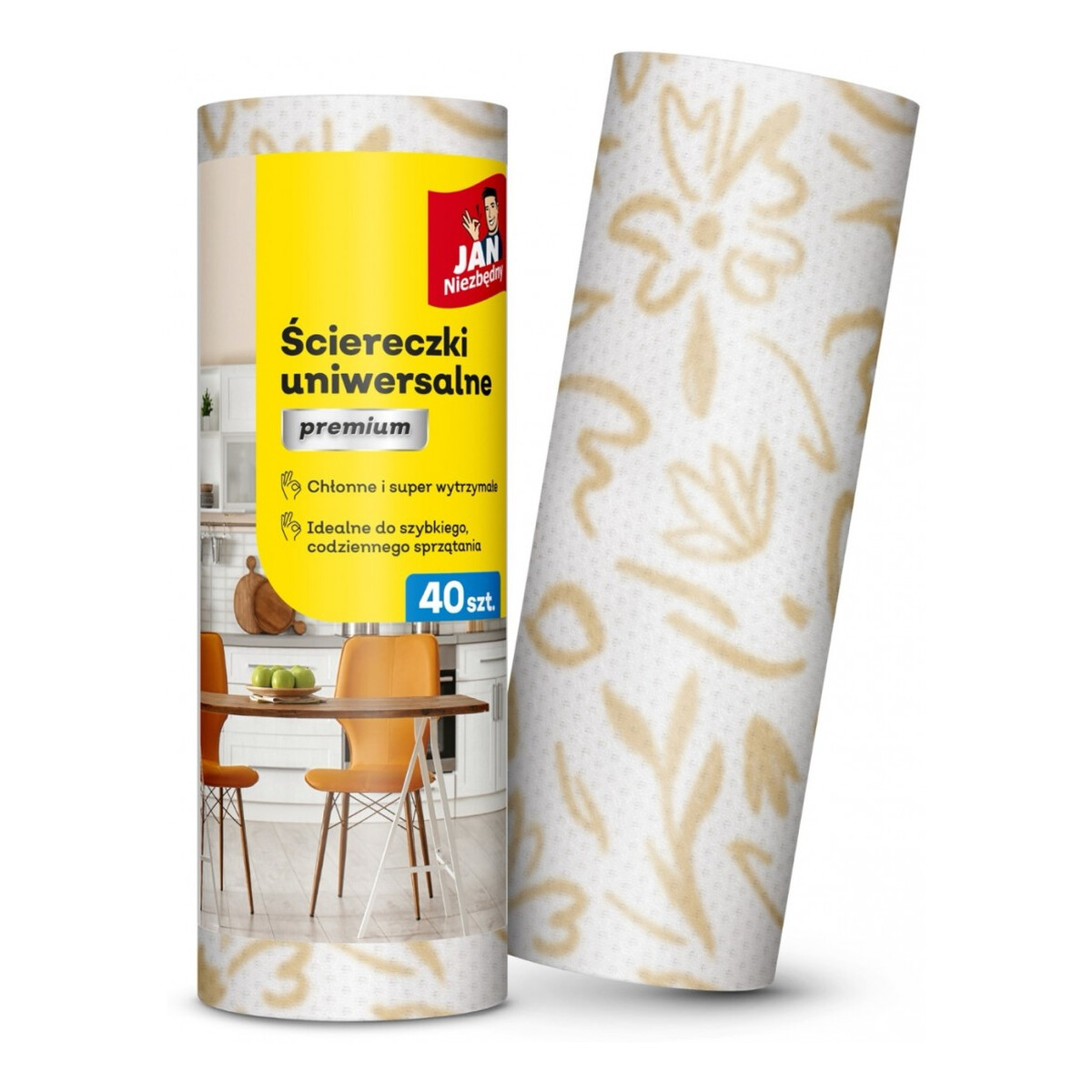 Jan Niezbędny Ściereczki uniwersalne Premium na rolce