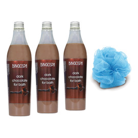 Ciemna czekolada do kąpieli 3x400ml + Donegal Myjka