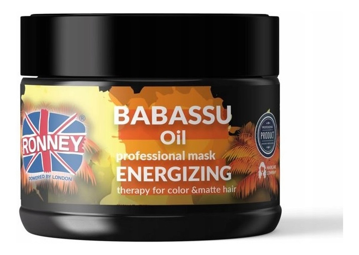 Babassu oil professional mask energizing energetyzująca maska do włosów farbowanych