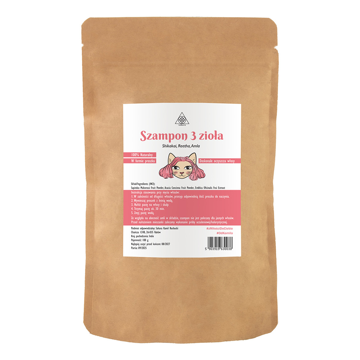 Sahara Szampon 3 Zioła 100g
