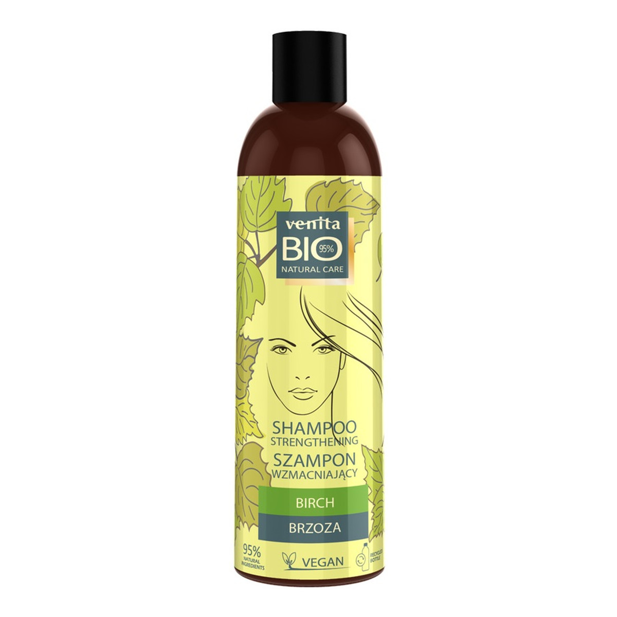 Venita Bio Natural Care brzoza wzmacniający szampon z ekstraktem z brzozy do włosów słabych i zniszczonych 300ml