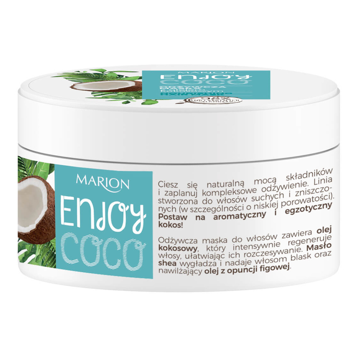 Marion Enjoy Coco odżywcza maska do włosów z olejem kokosowym 200ml