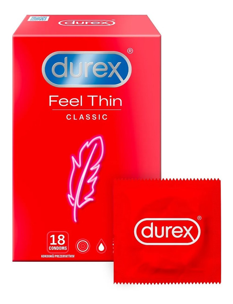 Feel thin classic cienkie prezerwatywy lateksowe 18szt