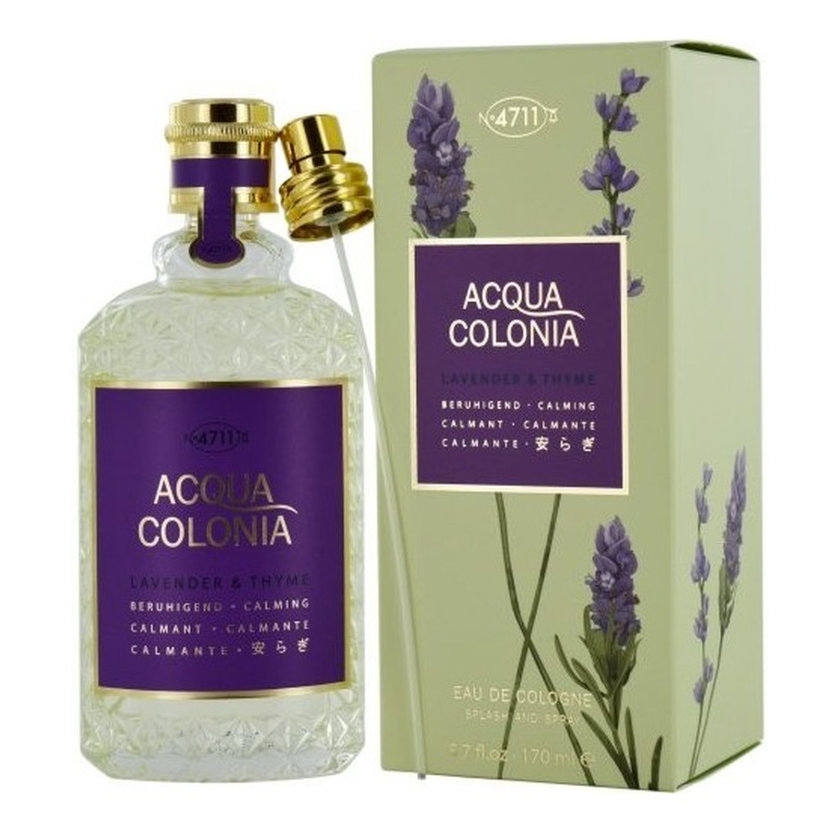 4711 Acqua Colonia Lavender & Thyme Woda kolońska splash and spray 170ml