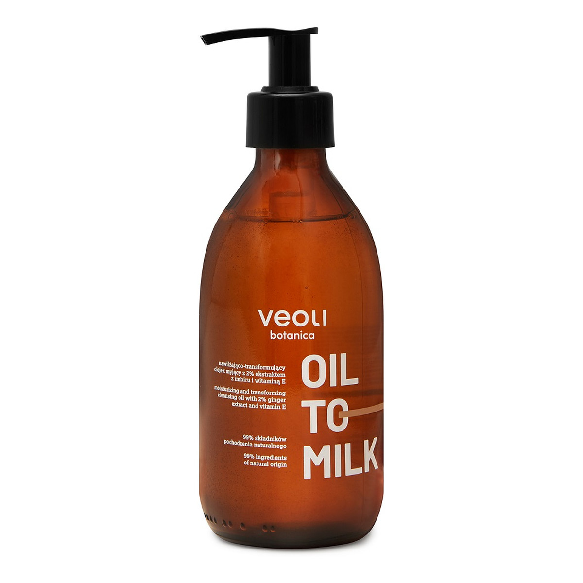 Veoli Botanica Oil to Milk nawilżająco-transformujący Olejek myjący 290ml