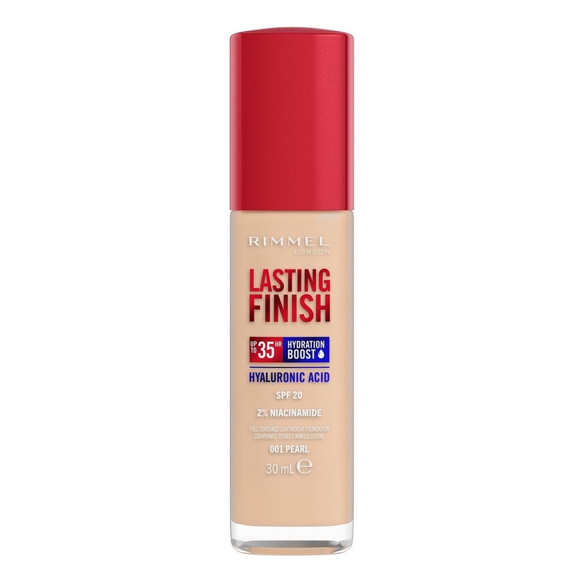 Rimmel Lasting Finish 35H silnie nawilżający i długotrwale kryjący podkład do twarzy z filtrem SPF20 30ml