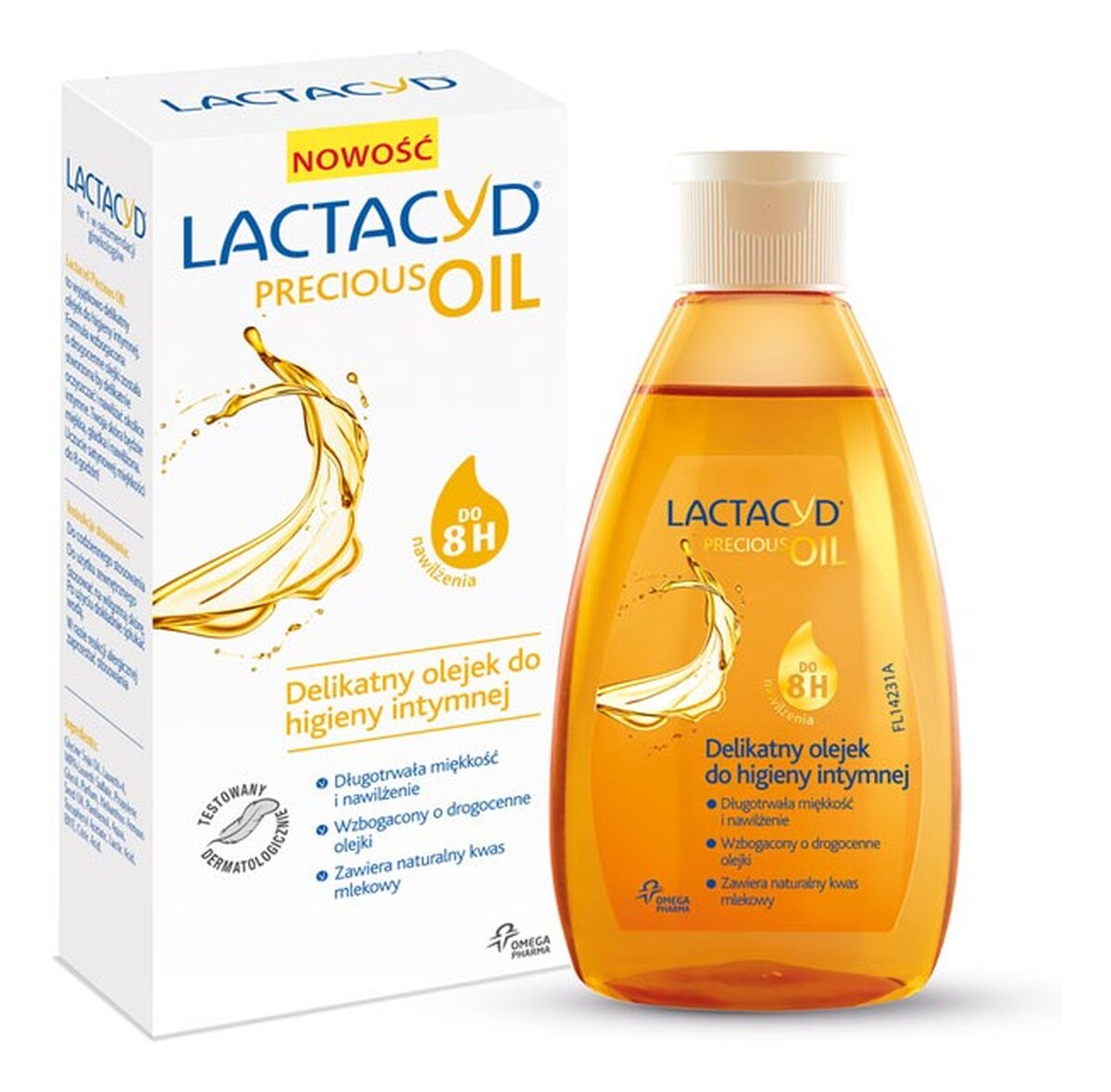 Delikatny olejek do higieny intymnej