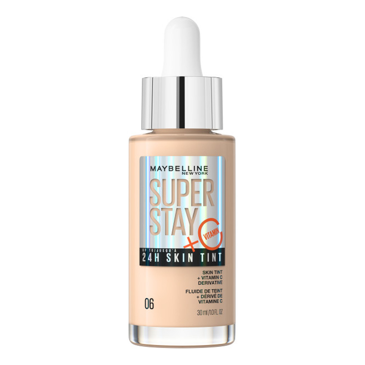 Maybelline Super Stay 24H Skin Tint długotrwały podkład rozświetlający z witaminą C 30ml