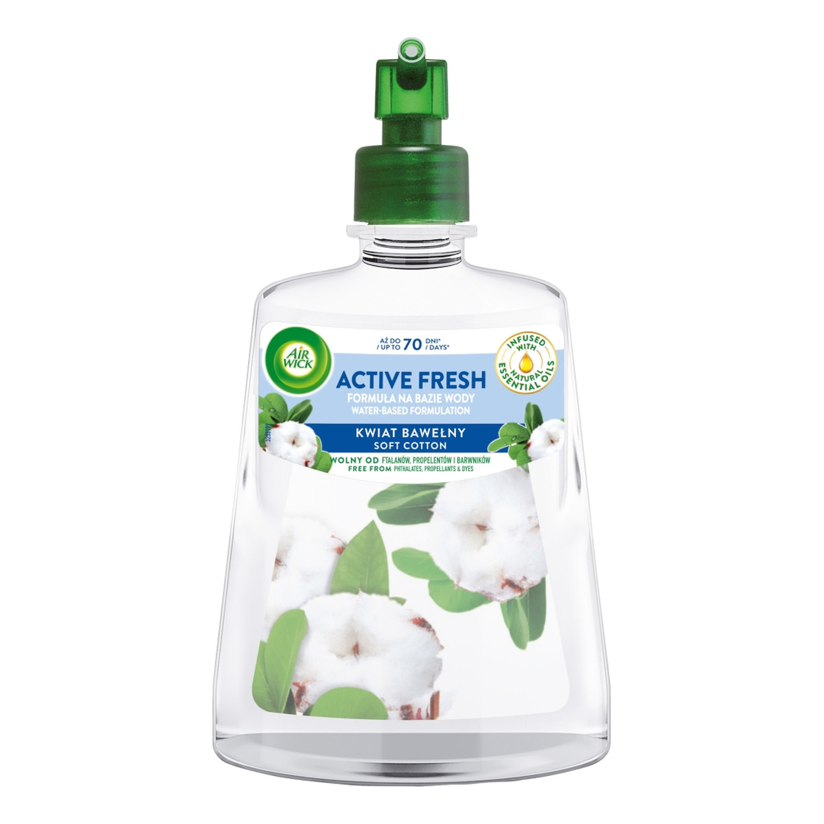 Air Wick Active Fresh wkład do automatycznego odświeżacza powietrza kwiat bawełny 228ml