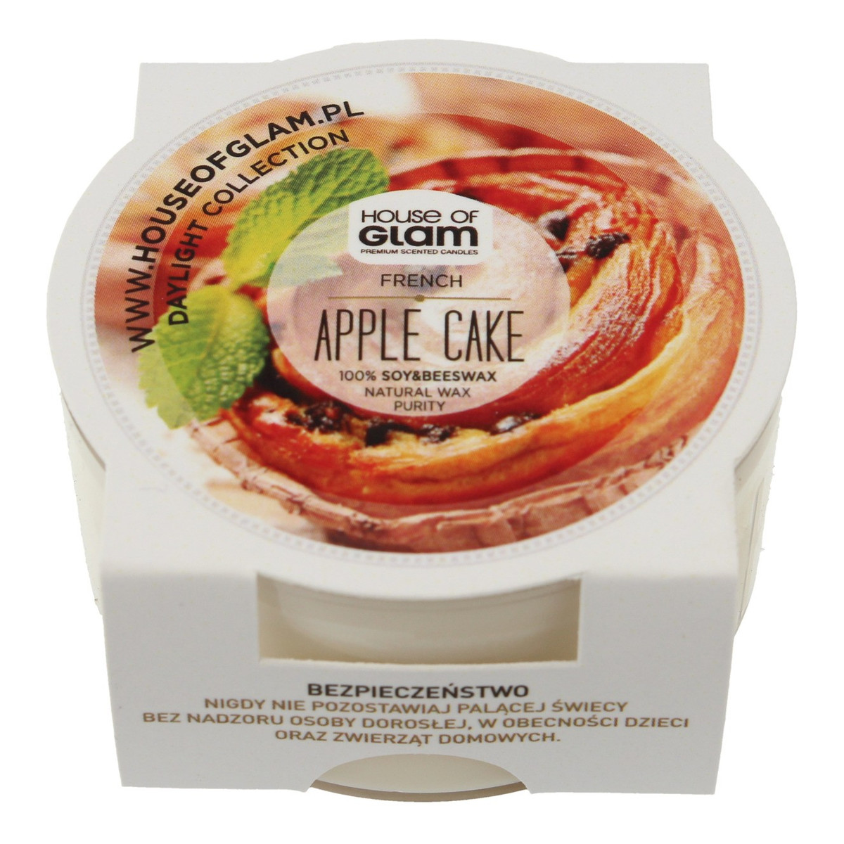 House Of Glam Świeca zapachowa mini French Apple Cake 45g