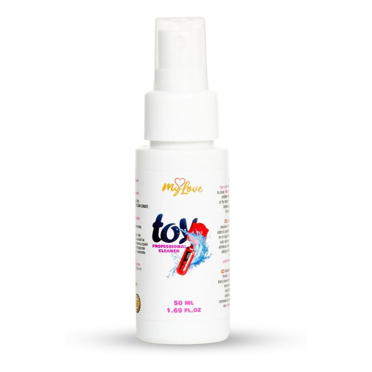 MyLove Toy Professional Cleaner spray do czyszczenia zabawek erotycznych 50ml