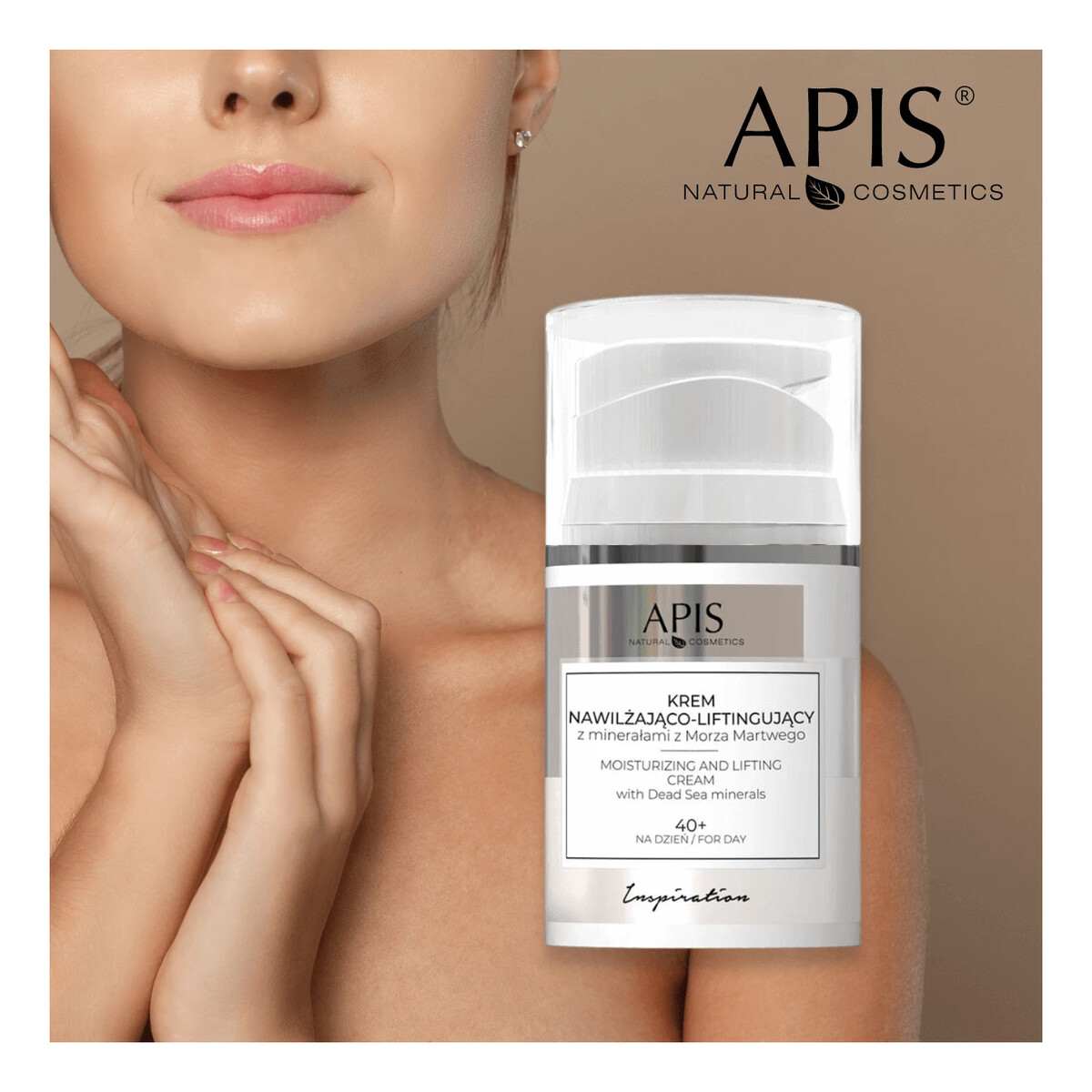 Apis Inspiration Krem do twarzy nawilżająco-liftingujący na dzień 40+ 50ml