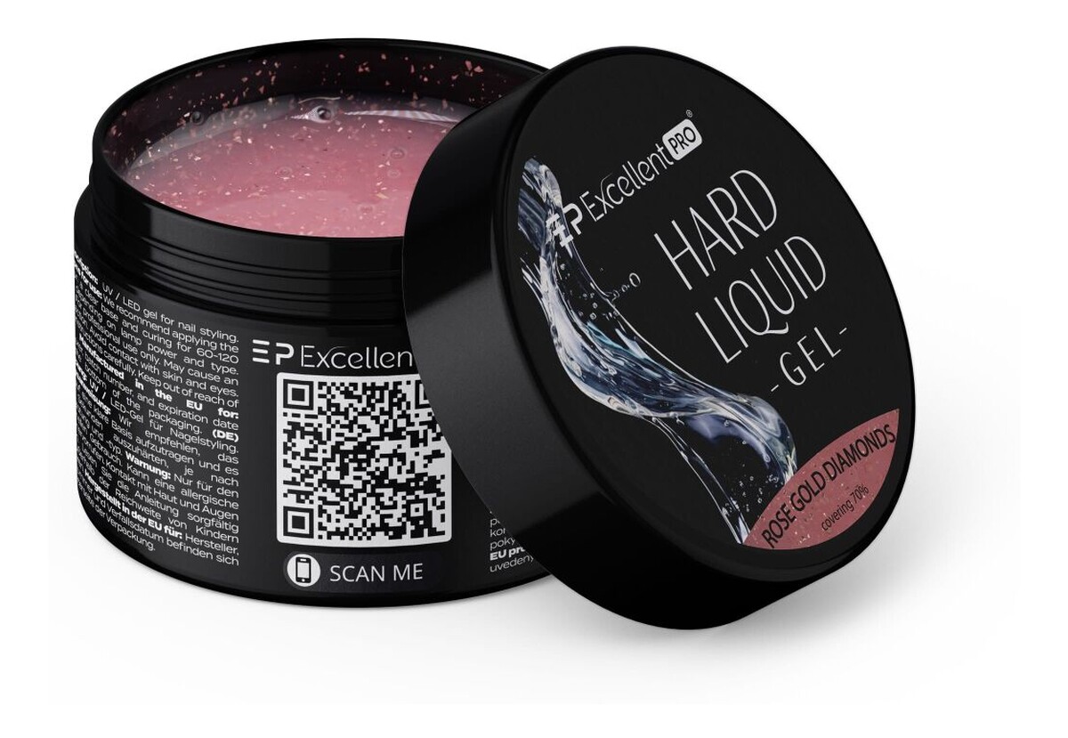 Żel budujący rose gold diamonds