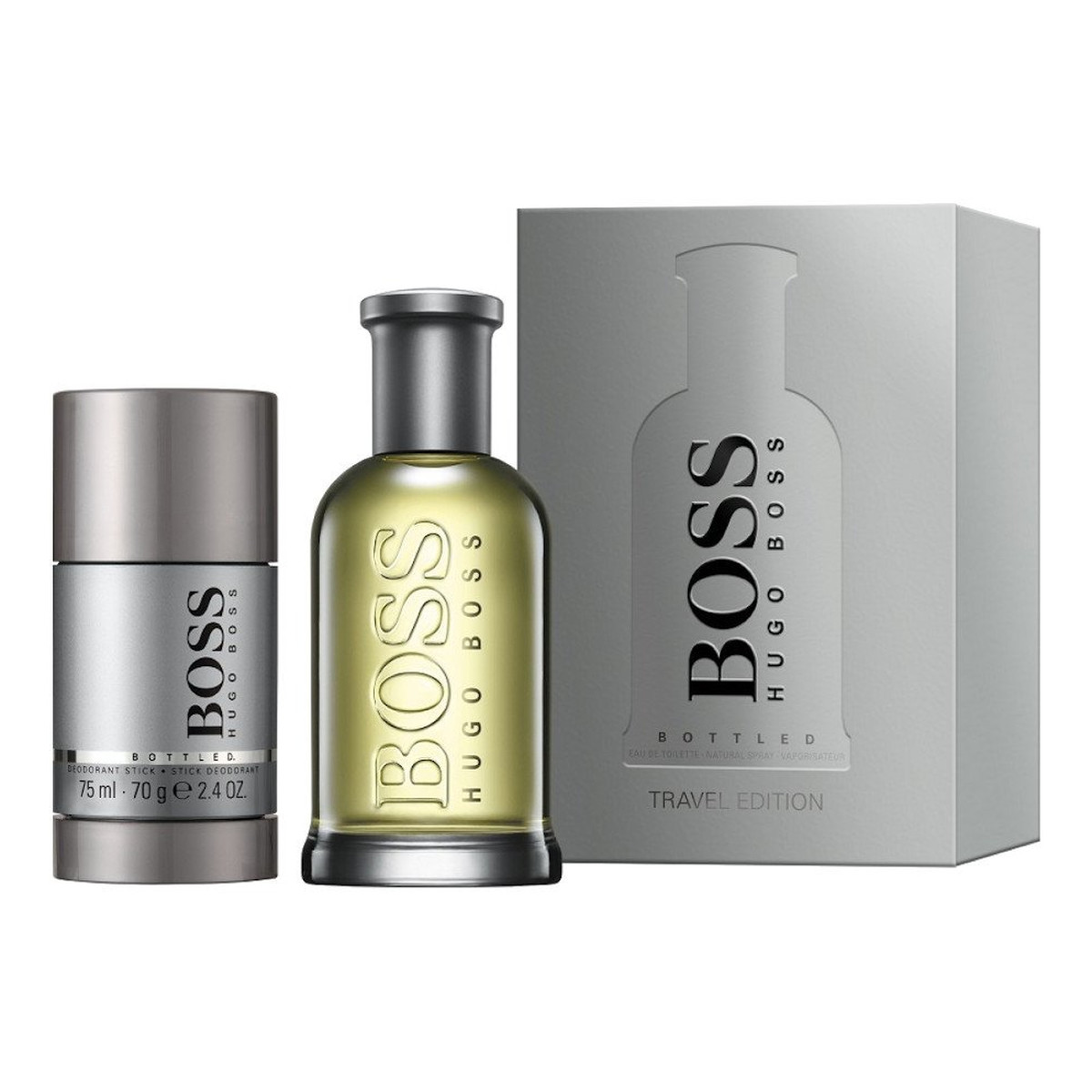 Hugo Boss Bottled Zestaw woda toaletowa spray 100ml + dezodorant sztyft 75ml