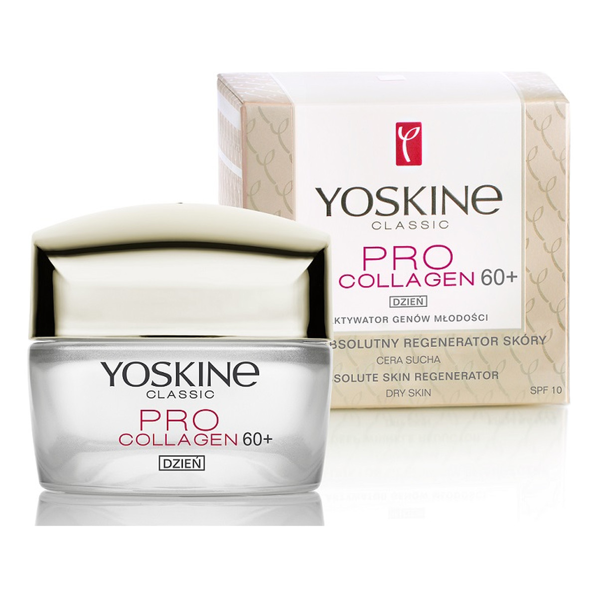 Yoskine Classic Pro Collagen 60+ Krem Absolutny Regenerator Skóry Na Dzień 50ml