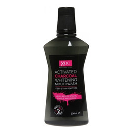 Activated charcoal whitening mouthwash wybielający płyn do płukania ust z aktywnym węglem