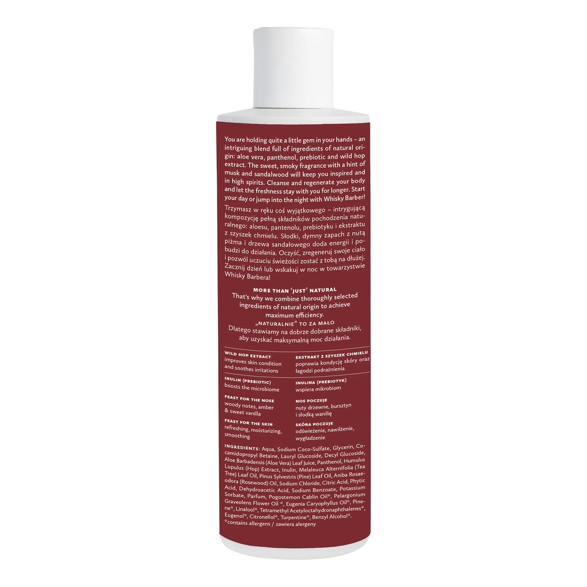 Hagi Whisky Barber Energetyzujący żel do mycia ciała mężczyzn 300ml
