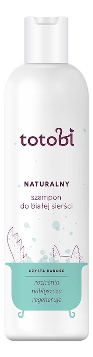 Naturalny szampon do białej sierści zwierząt