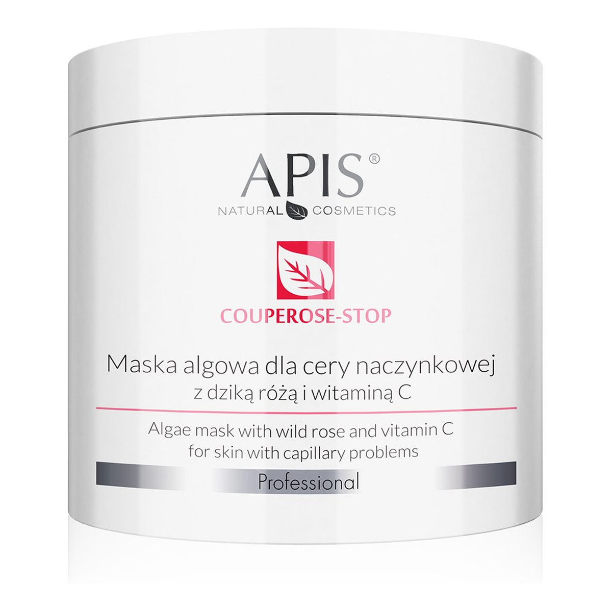 Apis Couperose-Stop Algae Mask maska algowa dla cery naczynkowej z dziką różą i witaminą C 200g