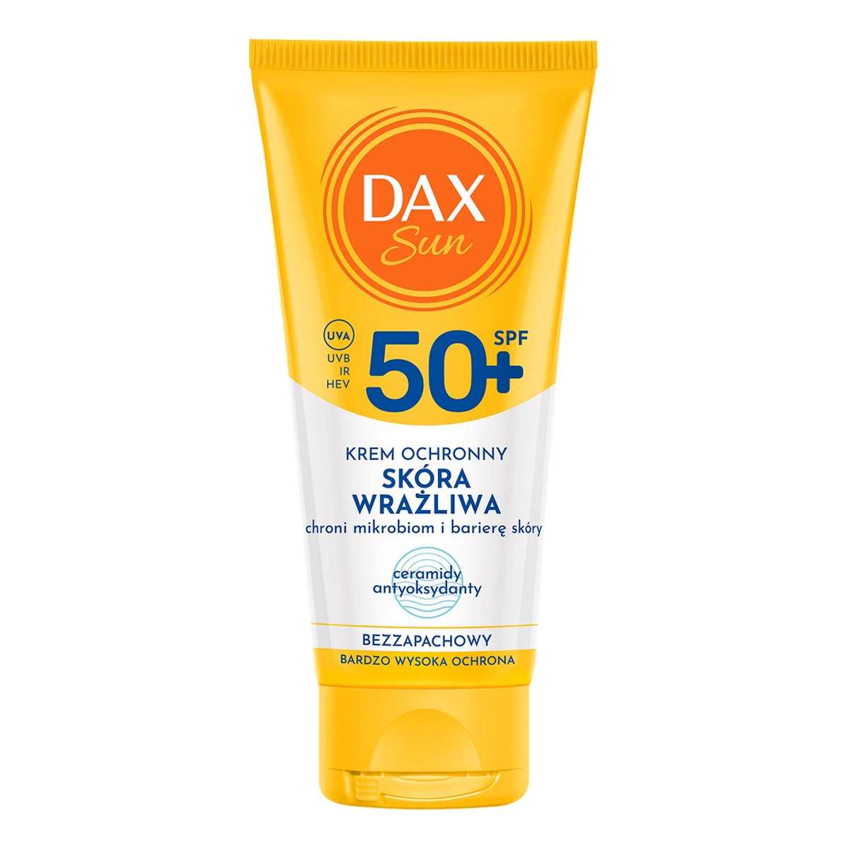 Dax Sun Krem ochronny do twarzy dla skóry wrażliwej SPF 50+ 50ml