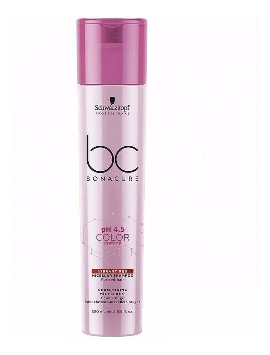Bonacure pH 4.5 Color Freeze Vibrant Red Shampoo szampon do czerwonych odcieni włosów