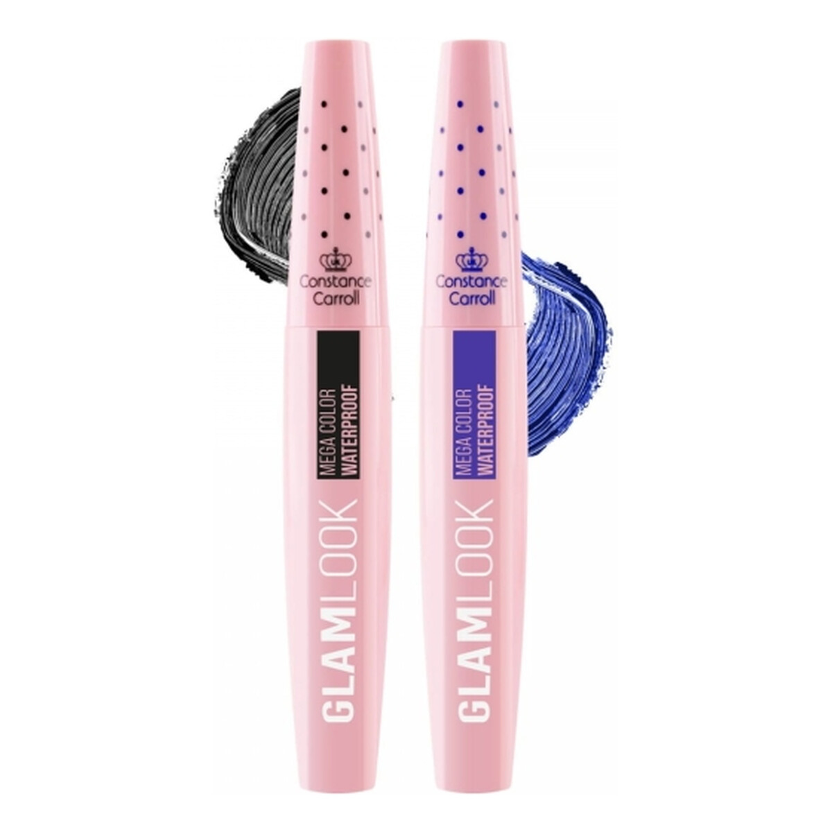 Constance Carroll Glam Look Tusz do rzęs dwupak czarny + granatowy