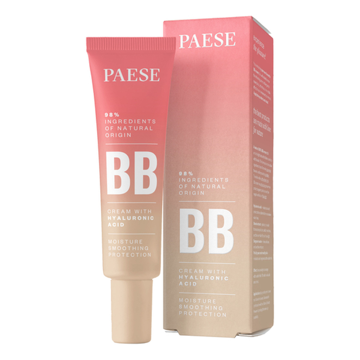 Paese BB Cream naturalny Krem bb z kwasem hialuronowym 2.5 nude 30ml
