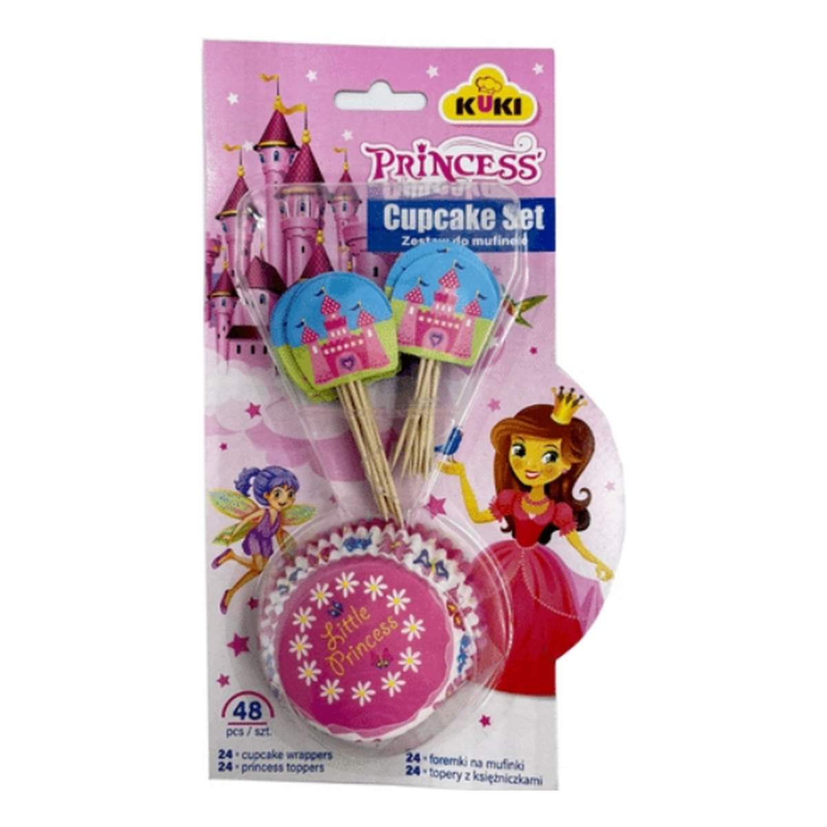 Kuki Zestaw do Muffinek Princess 48 szt.