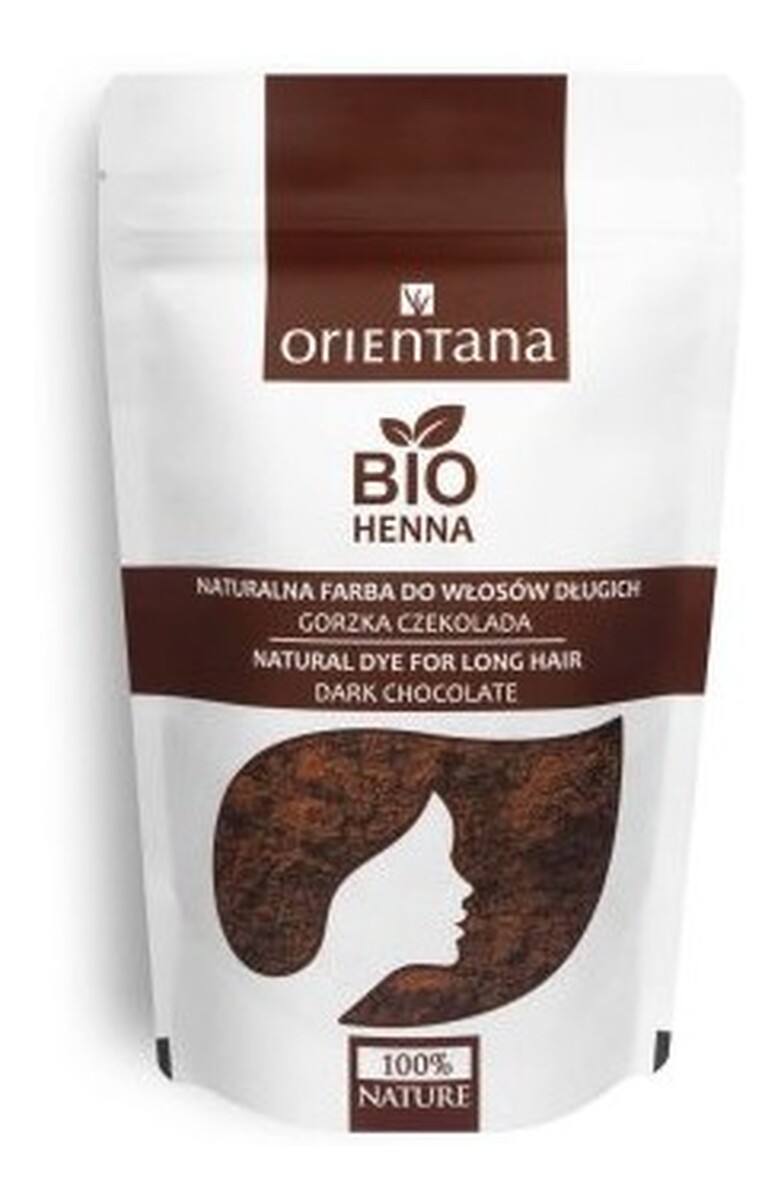 BIO Henna Do Włosów Długich Gorzka Czekolada