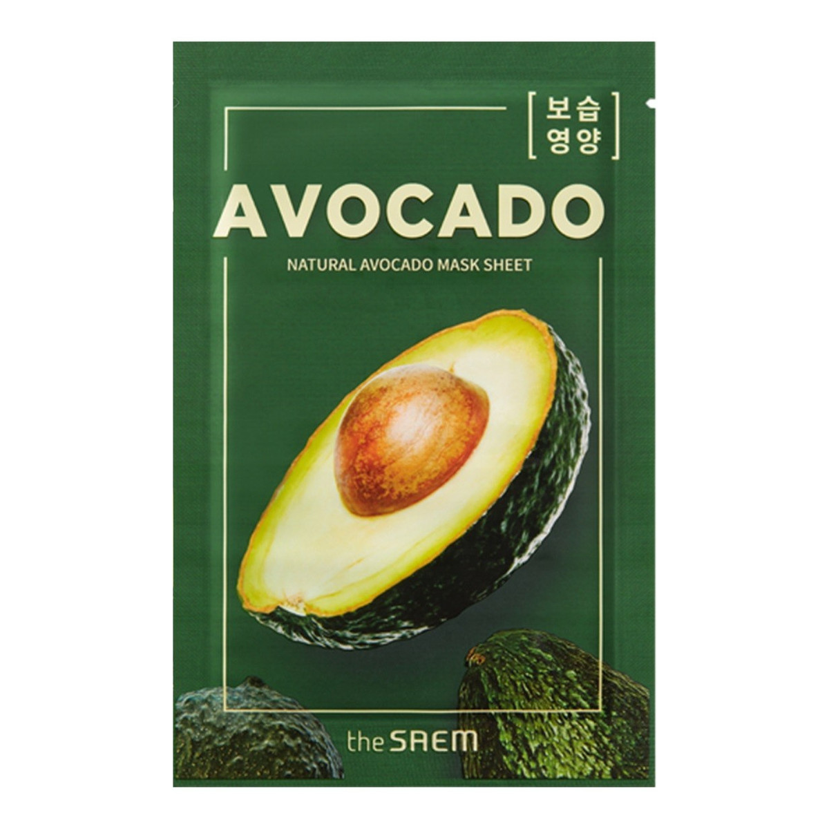 Saem Natural avocado maska w płachcie-awokado