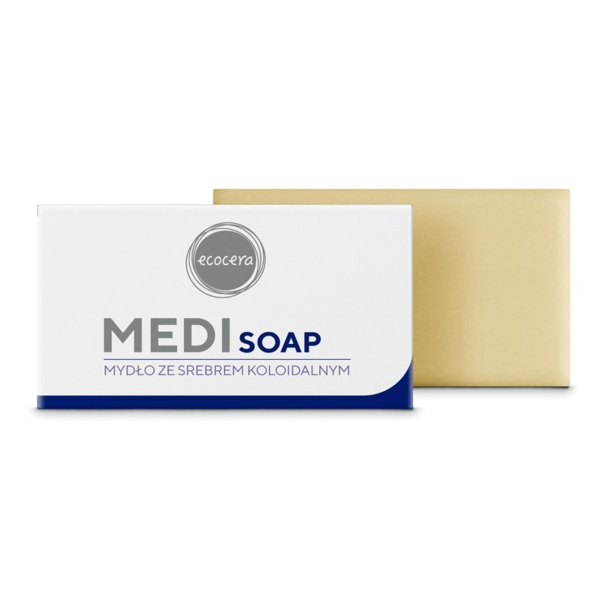 Ecocera Medi Soap Mydło antybakteryjne w kostce ze srebrem koloidalnym 100g