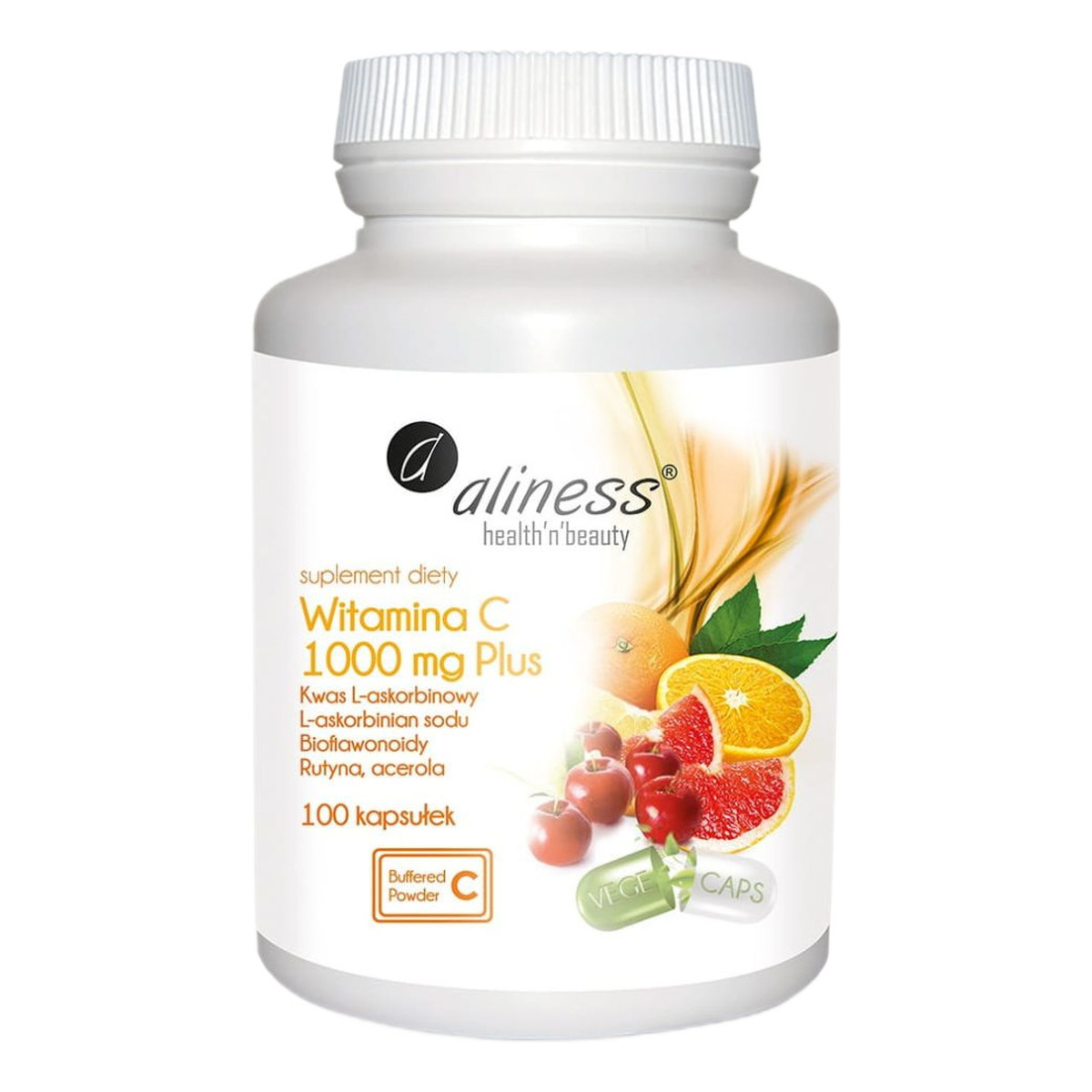 Aliness Witamina c 1000 mg plus suplement diety 100 kapsułek