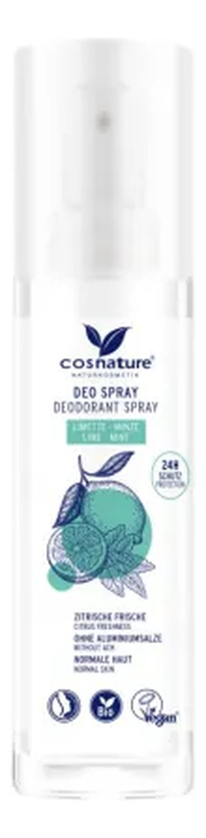 Naturalny Dezodorant W Sprayu Limonka i Mięta