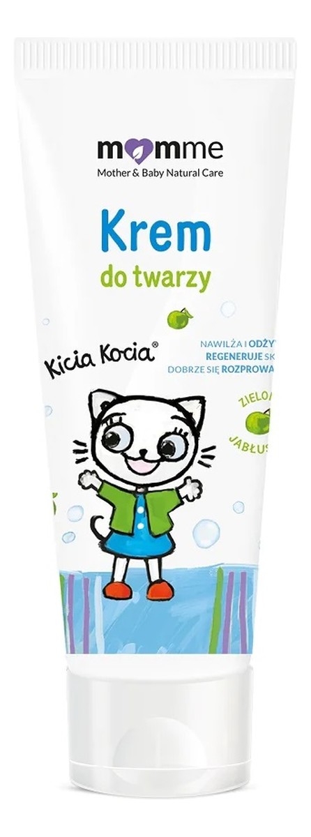 Krem do twarzy zielone jabłuszko