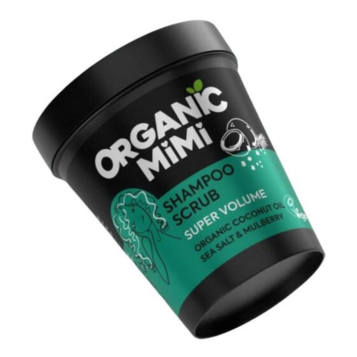 Organic Mimi Szampon-peeling Super Volume Sól morska 280g