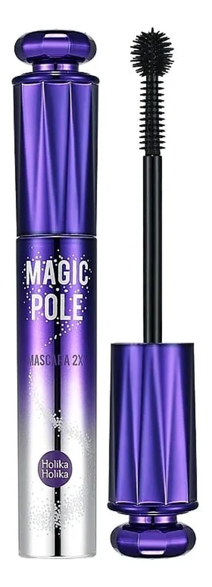 Magic pole mascara 2x volume & curl pogrubiający tusz do rzęs 01 black