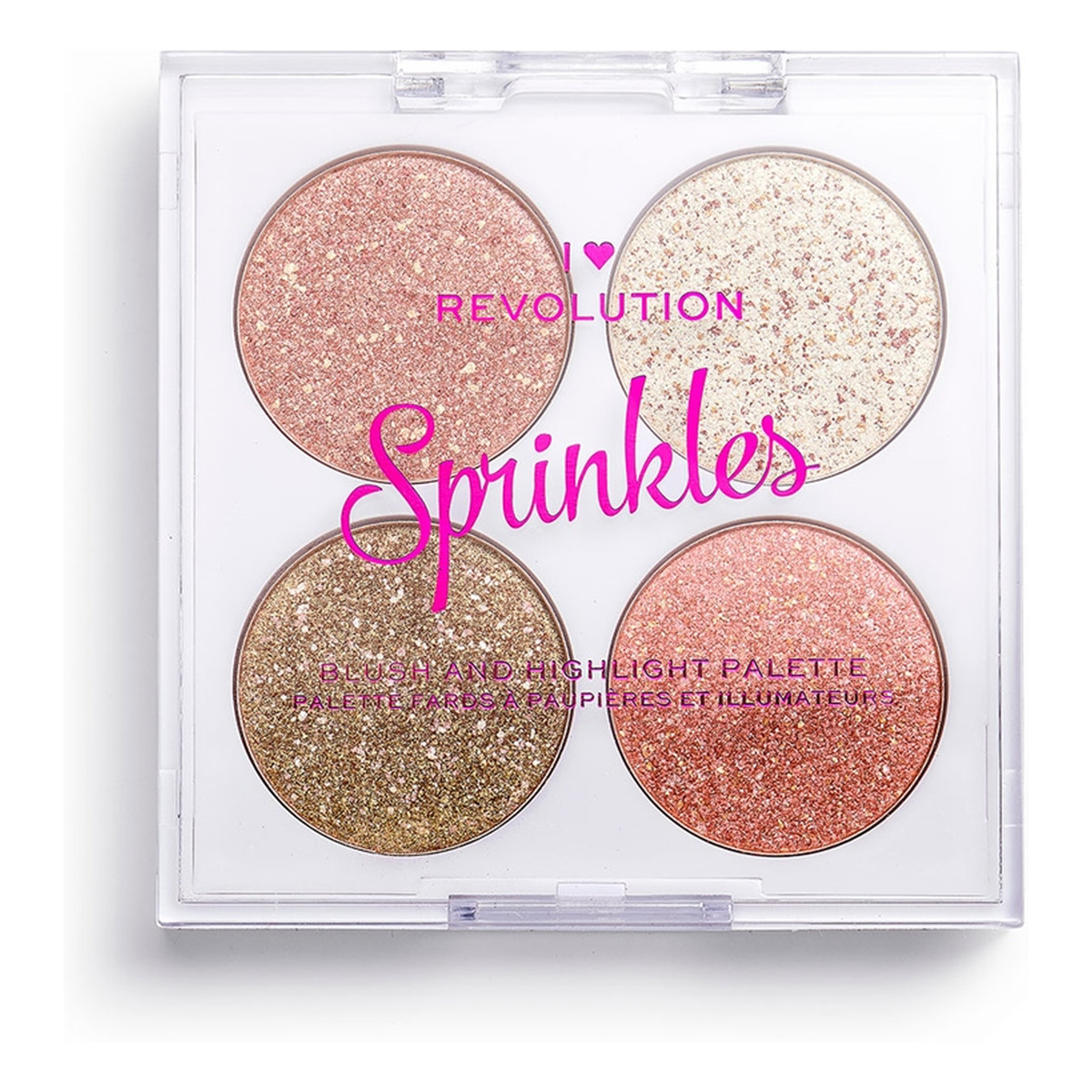 Makeup Revolution Blush & Sprinkles paletka różów do twarzy Confertti Cookie